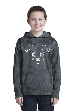 Sport-Tek Youth Sport-Wick CamoHex Fleece Hooded Pullover