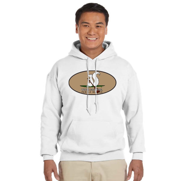 Hoodie Sweatshirt- Brown logo