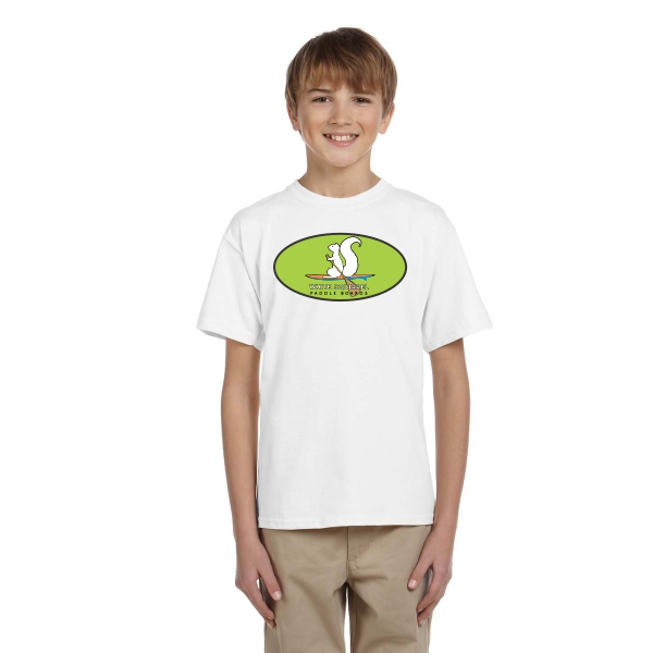 Youth T Shirt Green Logo