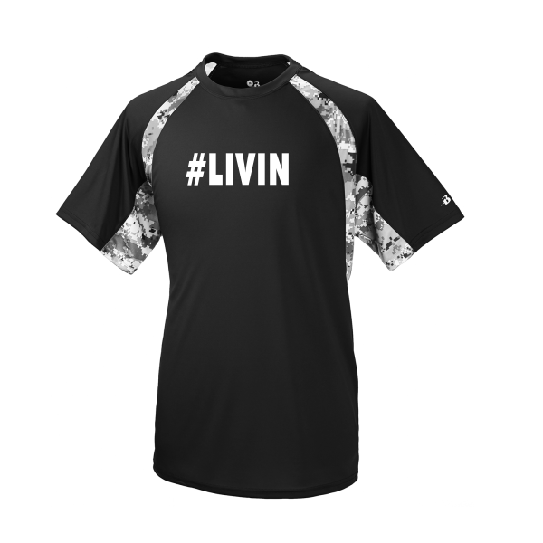 i-Digital camo performance wear tee (4140)