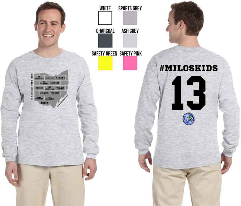 #MILOSKIDS Long Sleeve Tee- G240