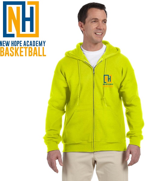 NHA Logo Zip Up Hoodie (G186SG)