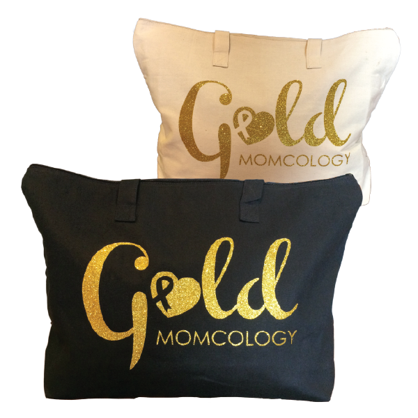 1. GOLD TOTE BAG