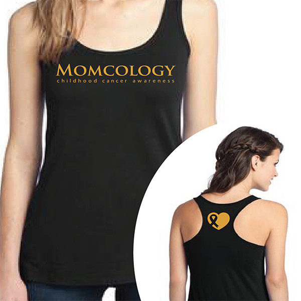 E. GLITTER RACERBACK TANK