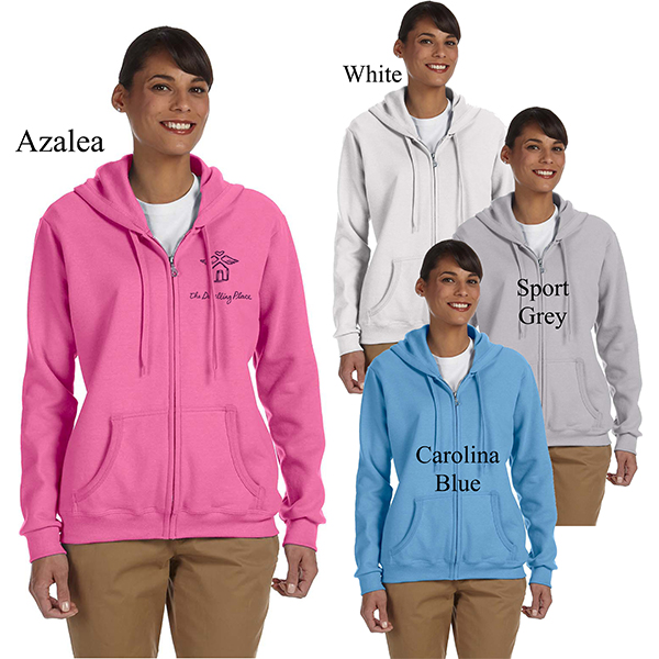6. G186FL Women's Zip-Up Sweatshirt