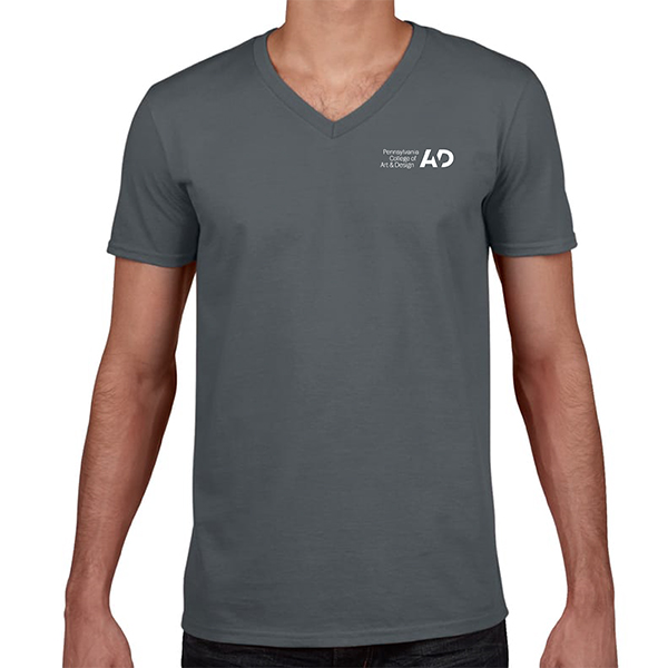 X3. PC64V00. Men's Soft Style Short Sleeve V-Neck Tee.