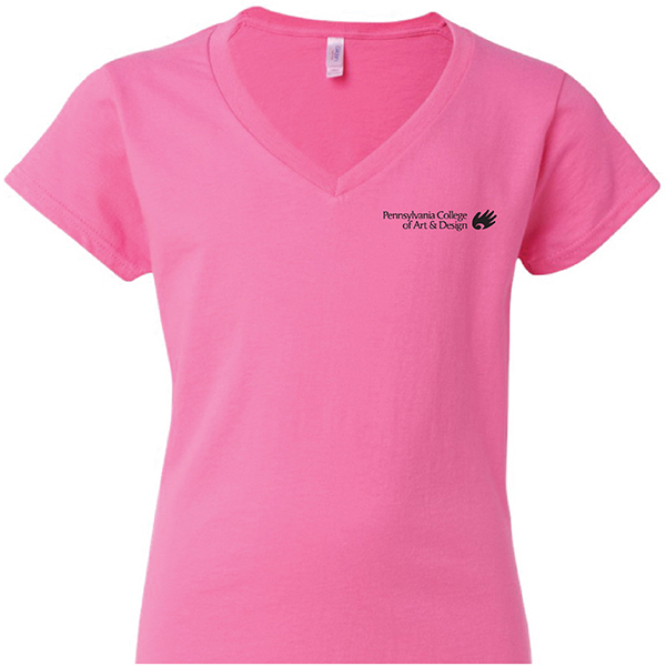 D. PC64V00L. Ladies' Short Sleeve V-Neck Tee.