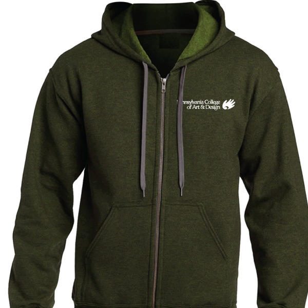 F. PC18700. Adult Vintage Full Zip Hooded Sweatshirt.