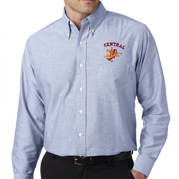 G5. C8970 - Adult Men's Long Sleeve Oxford Dress Shirt.