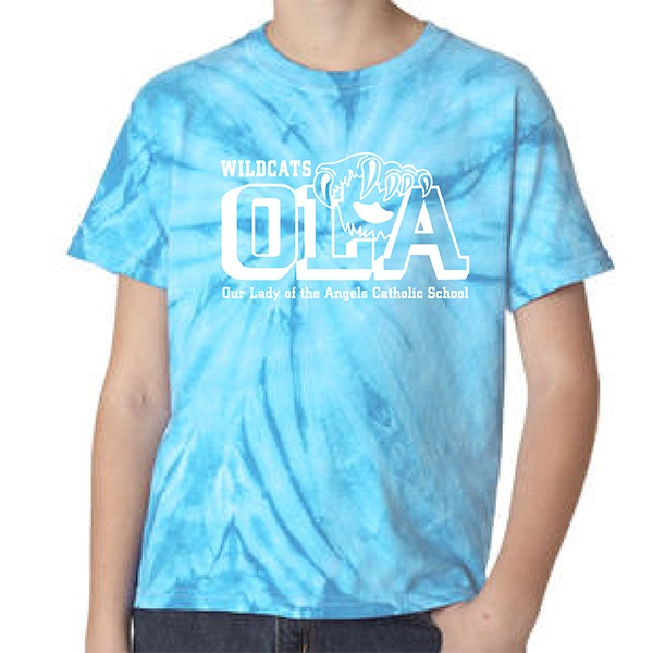 G. CD101Y - YOUTH Short Sleeve TIE DYE T-Shirt.