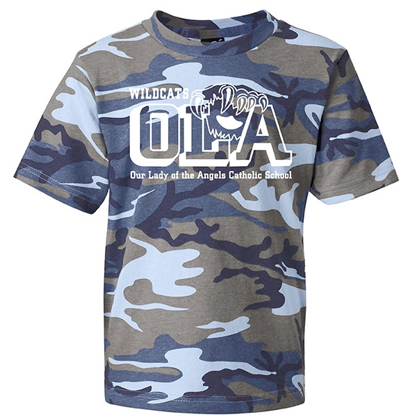 I. 2206 - YOUTH Camo T-Shirt.