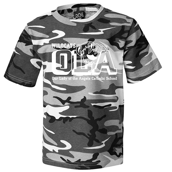 J. 3906 - ADULT Camo T-Shirt.