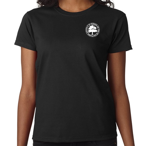 B. 2000LE1 - Ladies' Embroidered Short Sleeve T-Shirt.