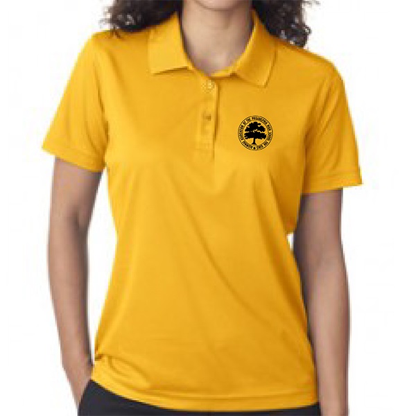 J. 8210LE1 - Ladies' Embroidered Short Sleeve Polo Shirt.
