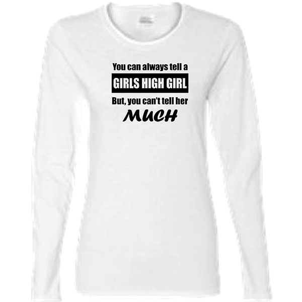 D3. 5400LSMU - Ladies' Printed Long Sleeve T-Shirt.