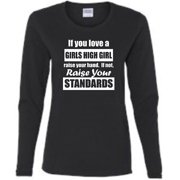 D5. 5400LSST - Ladies' Printed Long Sleeve T-Shirt.