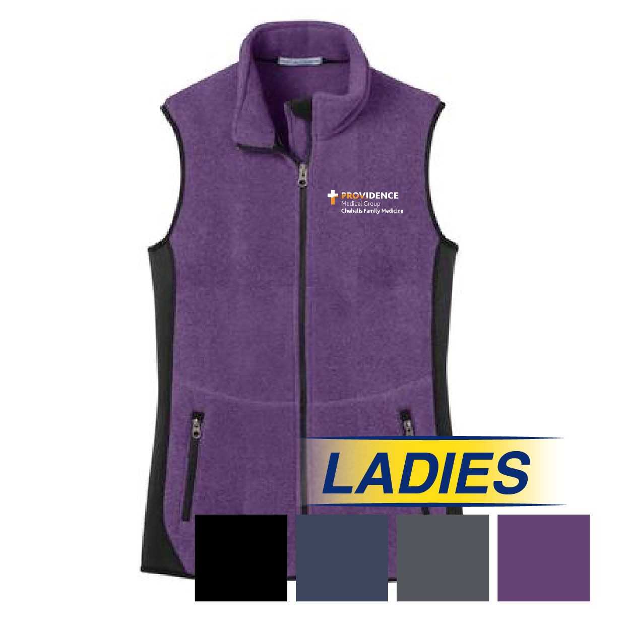 1-L228 LADIES - R-Tek Pro Fleece Full-Zip Vest