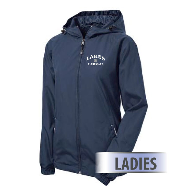 1-LST76 LADIES Ladies Colorblock Hooded Raglan Jacket