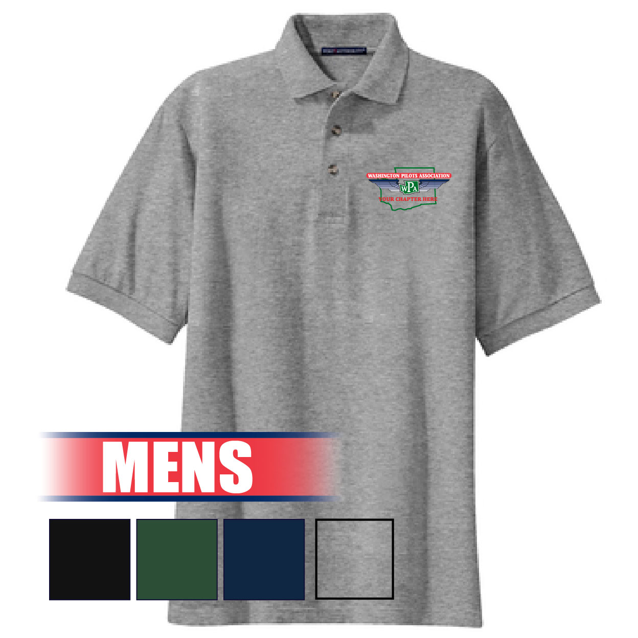 22-K420 MENS Heavyweight Cotton Pique Polo