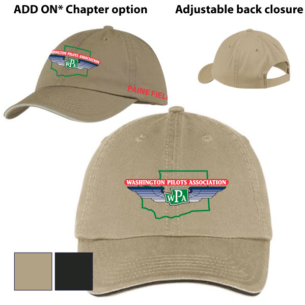 41-CP79 Washed Twill Sandwich Bill Cap