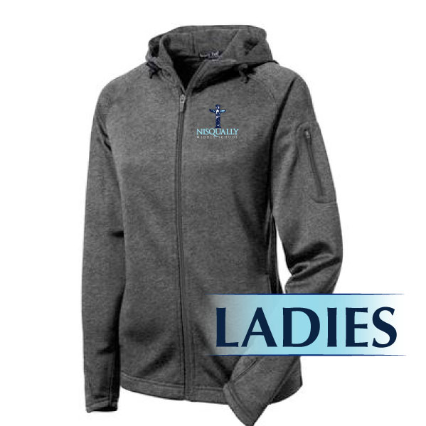 1-L248 LADIES Tech Fleece Full-Zip Hooded Jacket