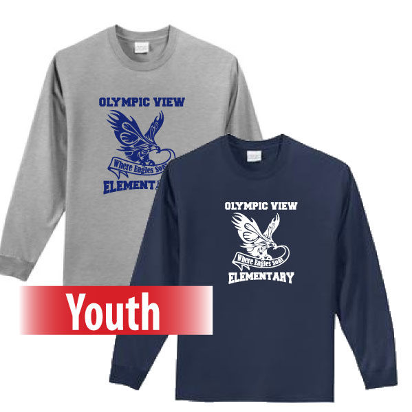 PC61YLS YOUTH Long Sleeve Essential Tee