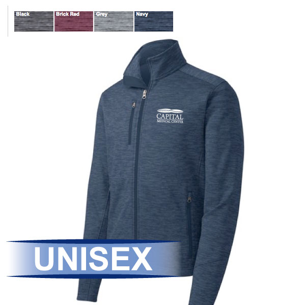 2-F231 UNISEX Digi Stripe Fleece Jacket