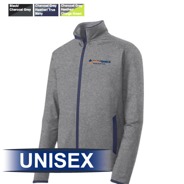 3-ST853 UNISEX  Sport-Wick Stretch Contrast Full-Zip Jacket