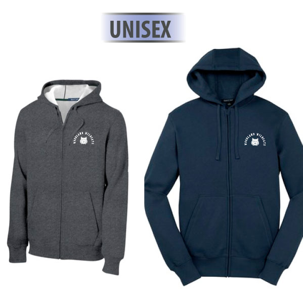 ST258 UNISEX Full-Zip Hooded Sweatshirt.