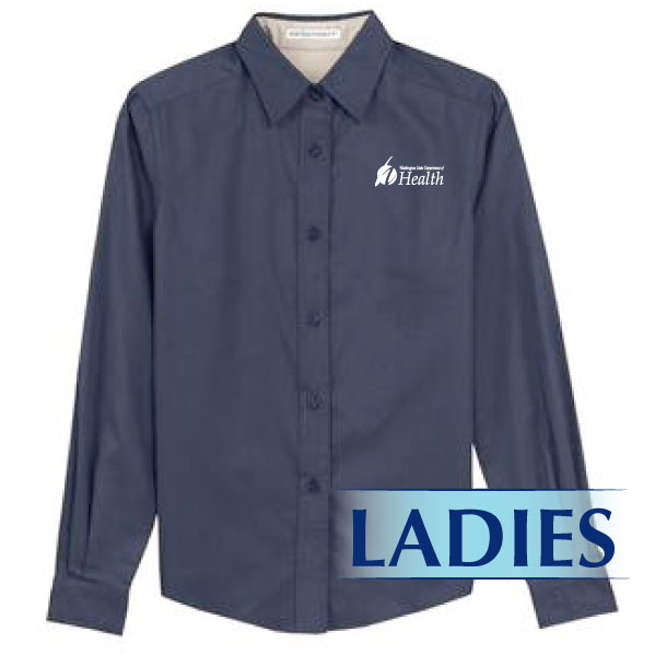 1-L608 LADIES - Long Sleeve Easy Care Shirt