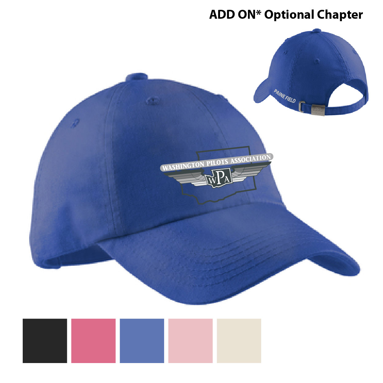 43-LPWU  LADIES Garment-Washed Cap