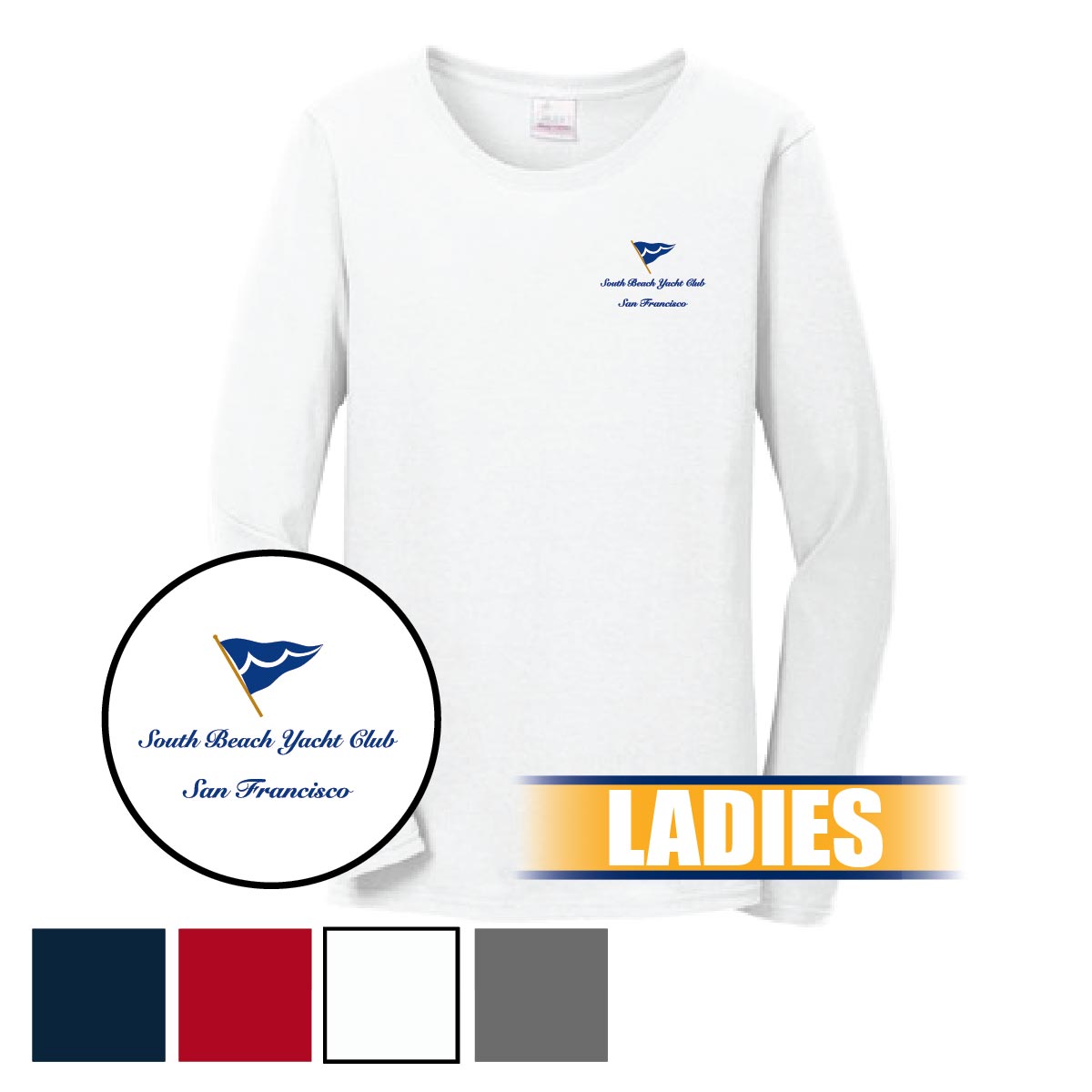 5400L Ladies Long Sleeve Tee More Colors Available