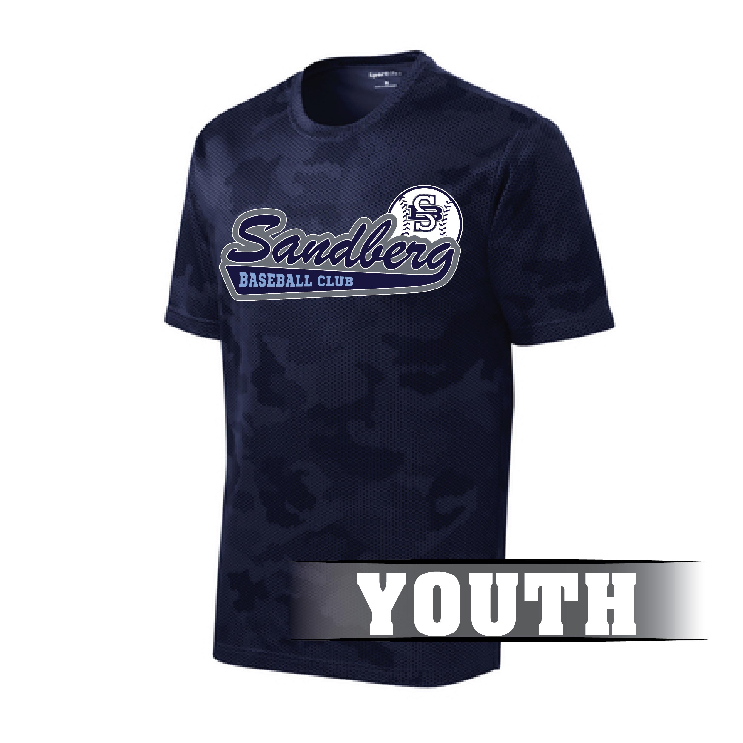 Y2-YST370 Youth CamoHex Tee