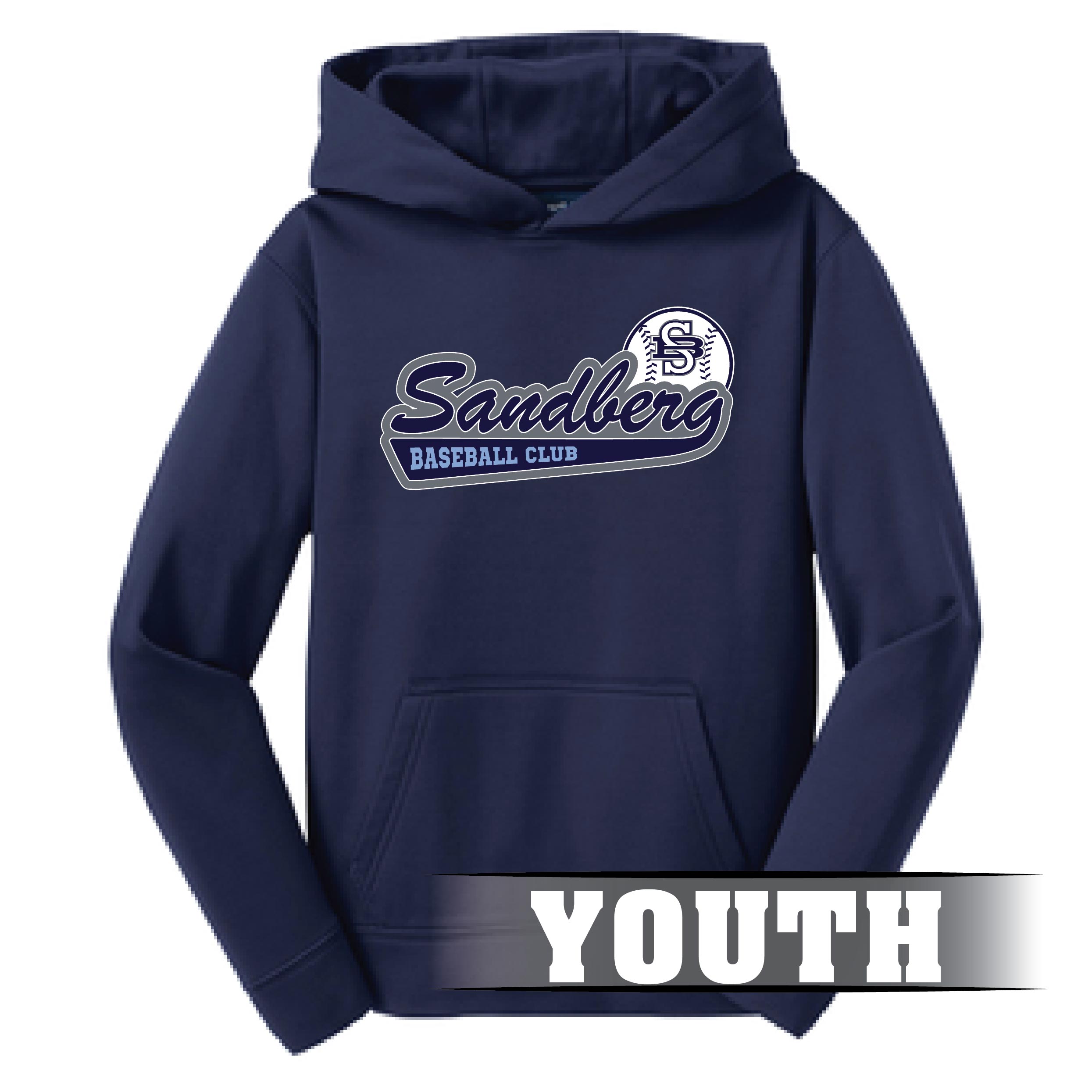 Y6-YST244 YOUTH - Sport-Wick Fleece Hooded Pullover