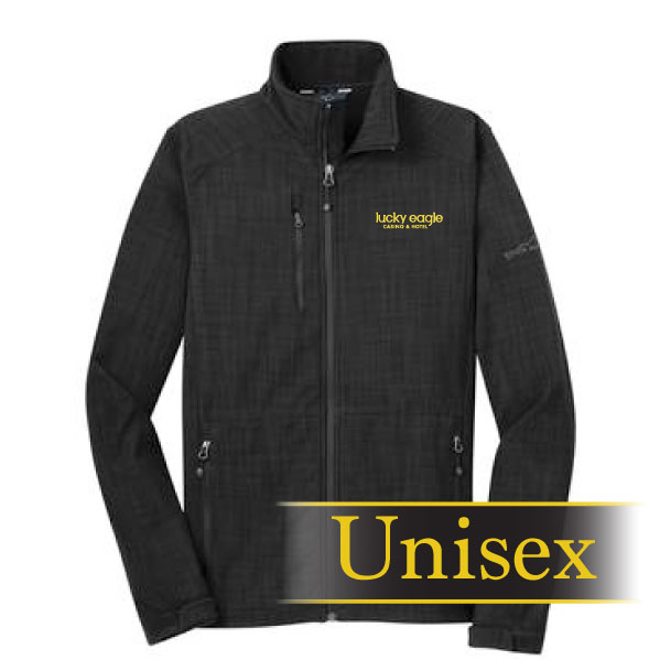 EB532 UNISEX Shaded Crosshatch Soft Shell Jacket