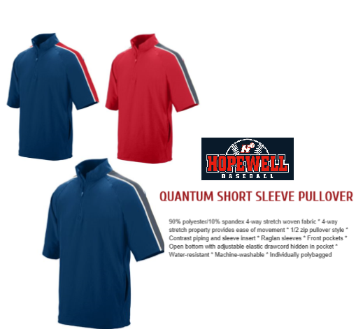 08 Quantum (3788) 1/2 Zip Pullover