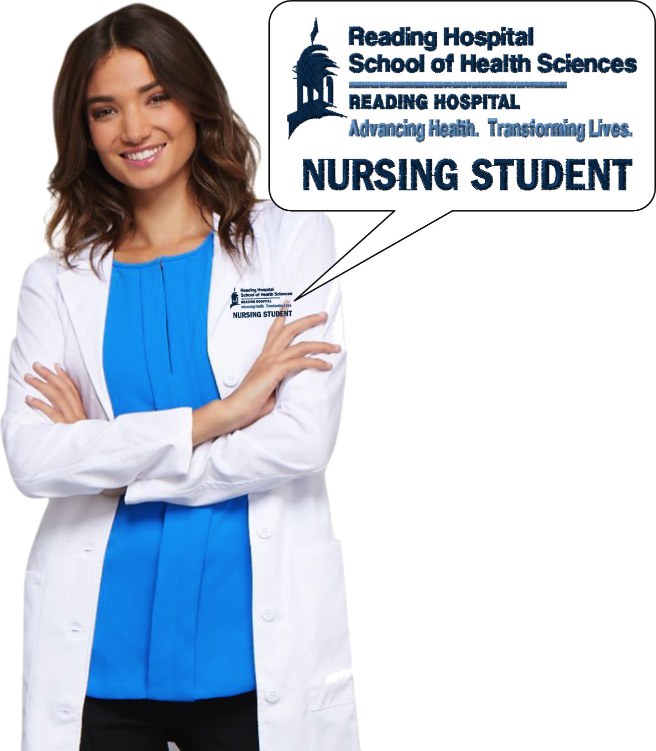 4439 Cherokee Ladies Lab Coat