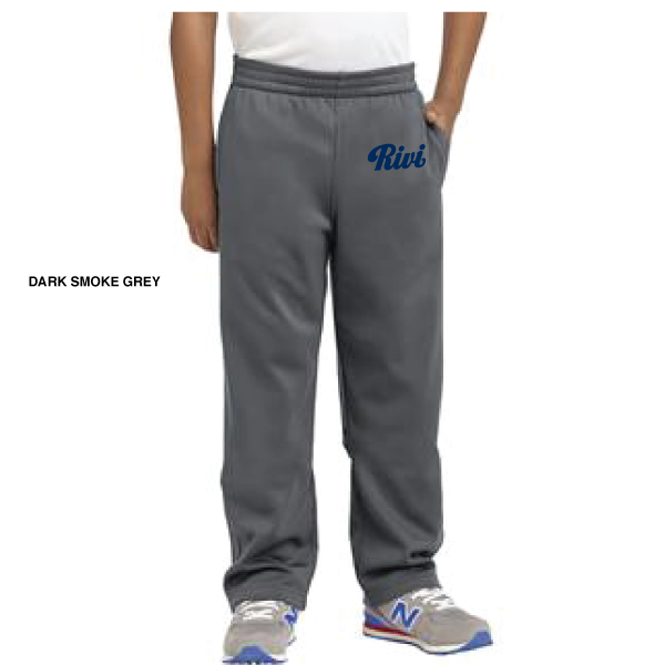 03 Sport-Tek YST237 Youth Sport-Wick Fleece Pant-Embroidered