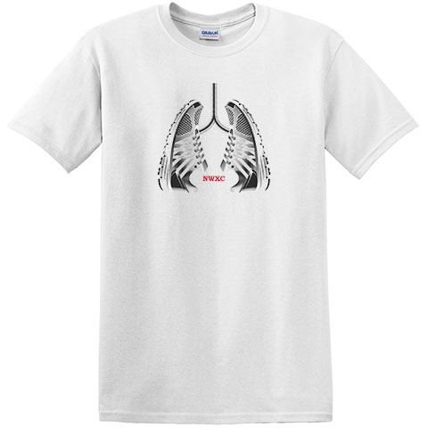 00 Shoe Lung Logo- T-Shirt (Unisex or Ladie's Junior Cut)