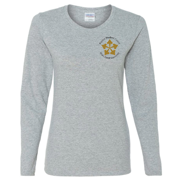 32 BSU Small Logo- Ladies Long Sleeve