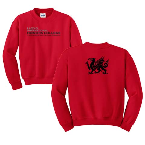 14 Front and Back Logo- Crew Neck Sweatshirt