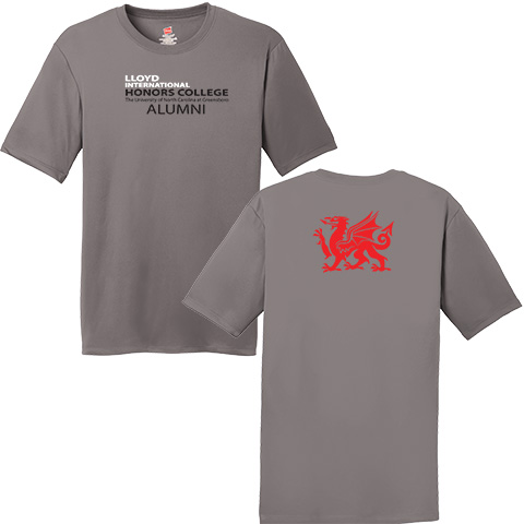28 Front and Back Alumni Logo- Wicking Shirt