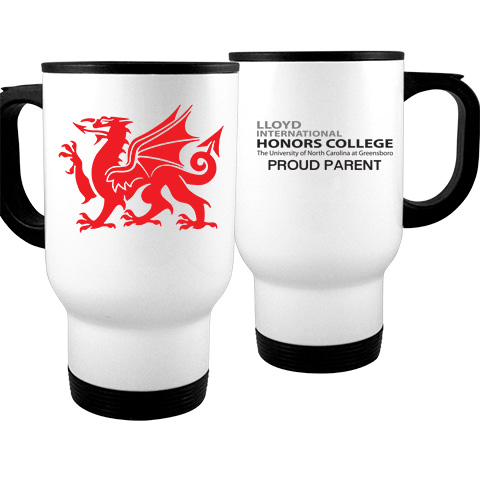 69 Full Color and Dragon Parent Logo Travel Mug