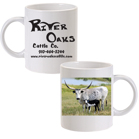 11 Mug- Black Watusi Calf