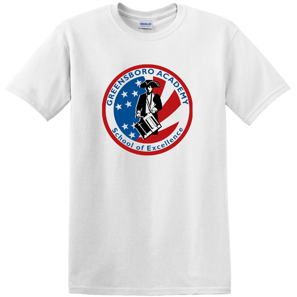 #14 White T-shirt - full color School of Excellence