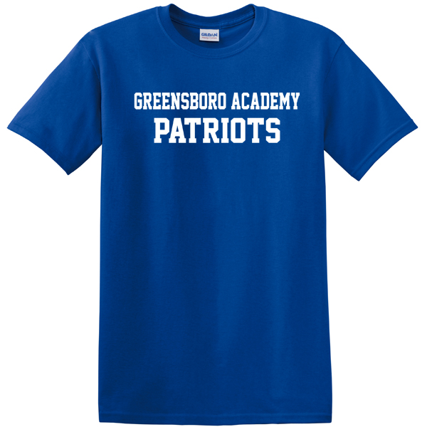 #16 T-shirt Greensboro Academy Patriots
