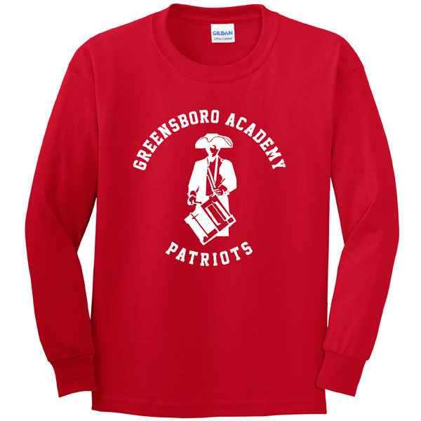 #27 Long Sleeve Circular Greensboro Academy Patriots