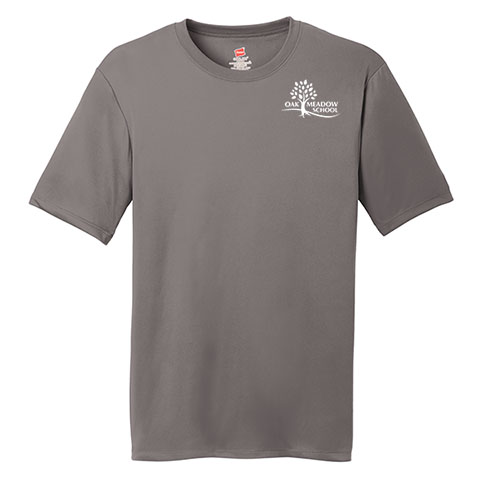 #06 School Logo - Wicking Shirt - 4 oz. 100% polyester interlock jersey