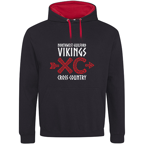 14 Aztec Logo- Contrast Hoodie
