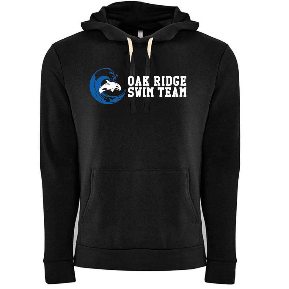 08 Hoodie with Oak Ridge Swim Team Logo - Unisex